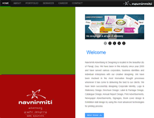 Tablet Screenshot of navnirmiti.in